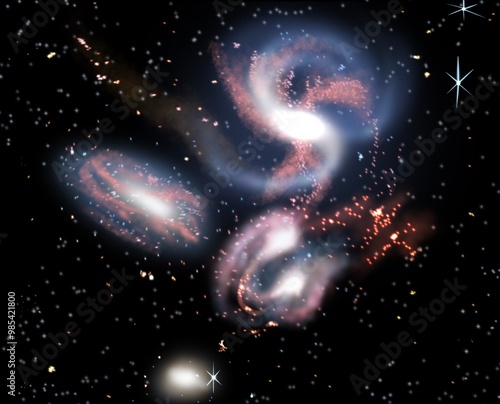 Canvas Print Stephan's Quintet