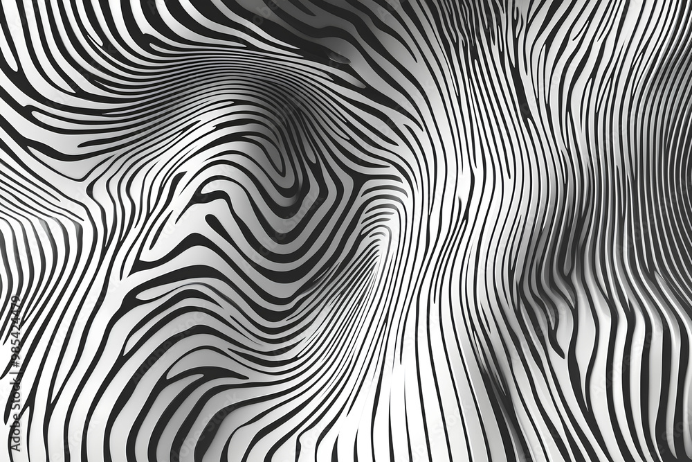 Abstract line black and white texture 3d background Abstract line black and white texture 3d background