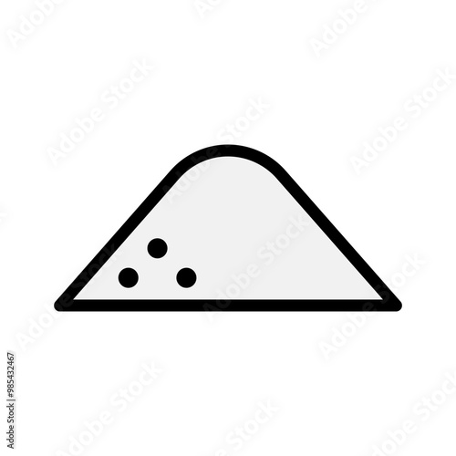 Salt pile icon