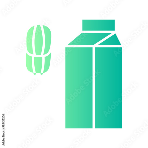 oat milk gradient icon