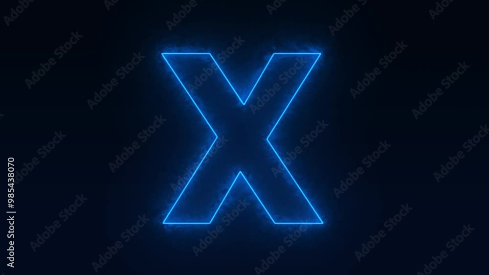 Alphabet Z neon animation, Neon Glowing letter on black background, 4k video Alphabet Z neon animation, Neon Glowing letter on black background, 4k video