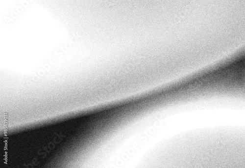 Abstract black and white gray grainy texture gradient background