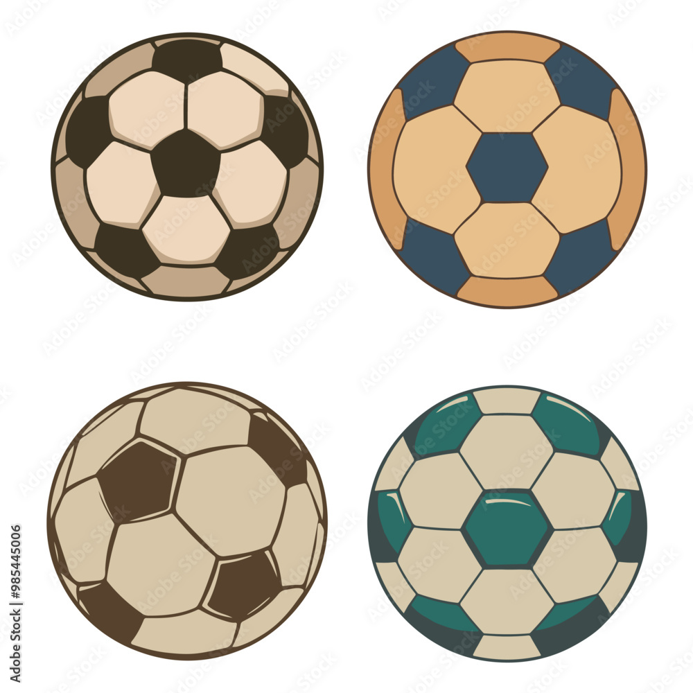 Obraz premium football vector illustrator