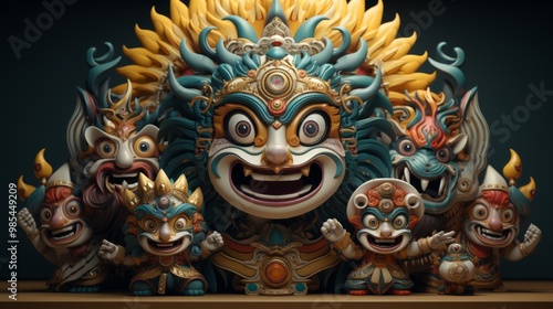 Wallpaper Mural Dussehra marks the triumph of good over evil, symbolized by Lord Rama's victory over the demon king Ravana Torontodigital.ca