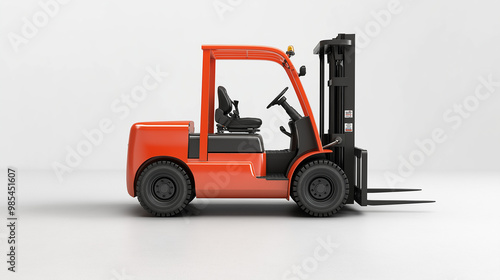 Efficient Material Handling with Compact Forklift - Industrial Machinery