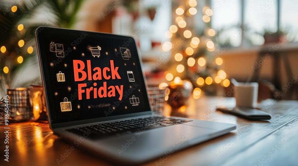 Black Friday Online Shopping Concept Black Friday Online Shopping Concept