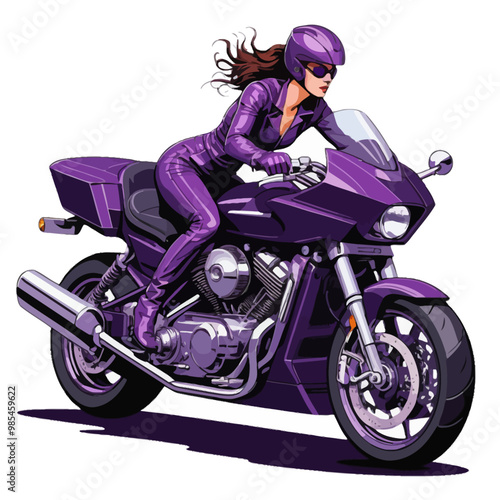 Biker Woman icon sheet,PNG,SVG, EPS for graphic design