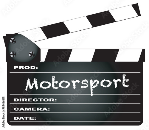 Mptorsport Movie Clapperboard