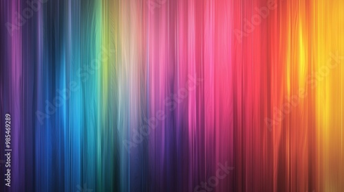 Wallpaper Mural Vibrant rainbow stripes Torontodigital.ca