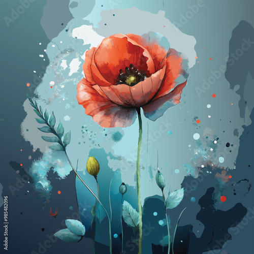 eye catching flower garden