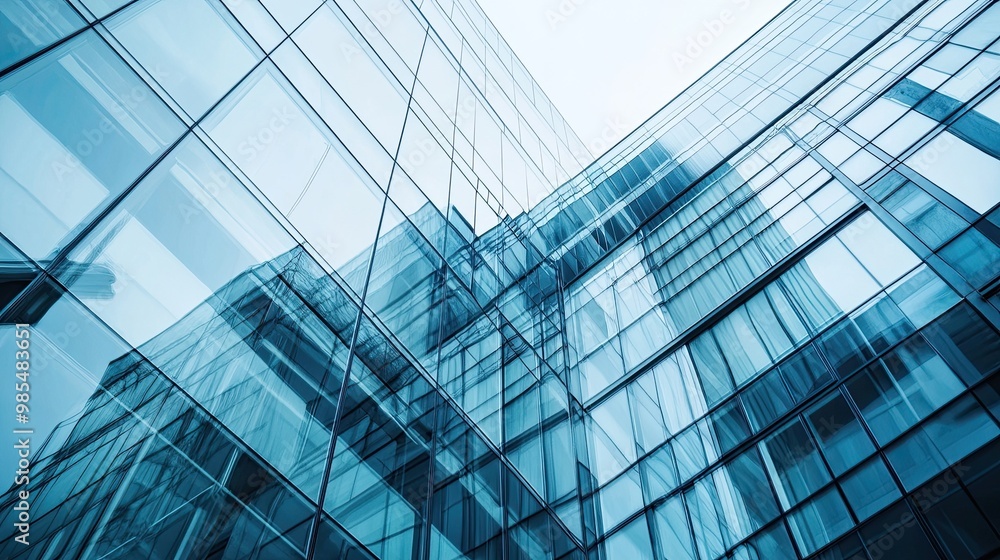 Modern Glass and Steel Architecture: Abstract backdrop of modern glass and steel architecture with selective focus and copy space for design projects. Modern Glass and Steel Architecture: Abstract backdrop of modern glass and steel architecture with selective focus and copy space for design projects.