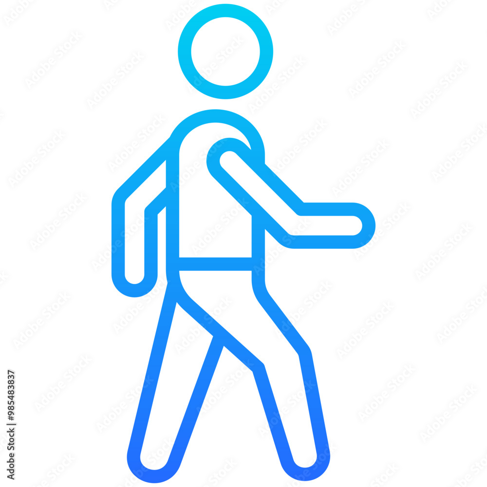 Walking Man Icon Walking Man Icon