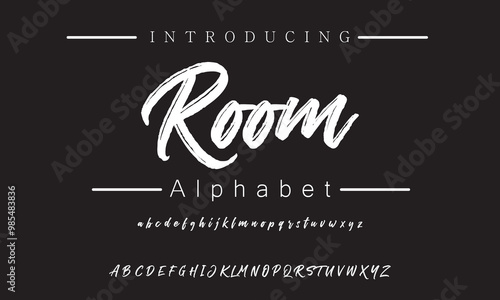 Stylish Brush Script Font for Creative Branding and Invitations | Perfect Handwritten Touch for Modern Designs