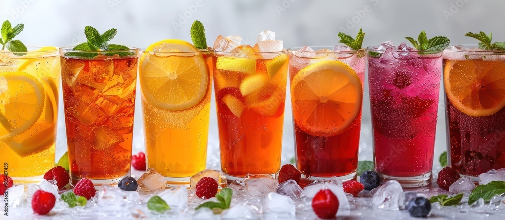 Refreshing Summer Drinks with Citrus and Berries Refreshing Summer Drinks with Citrus and Berries
