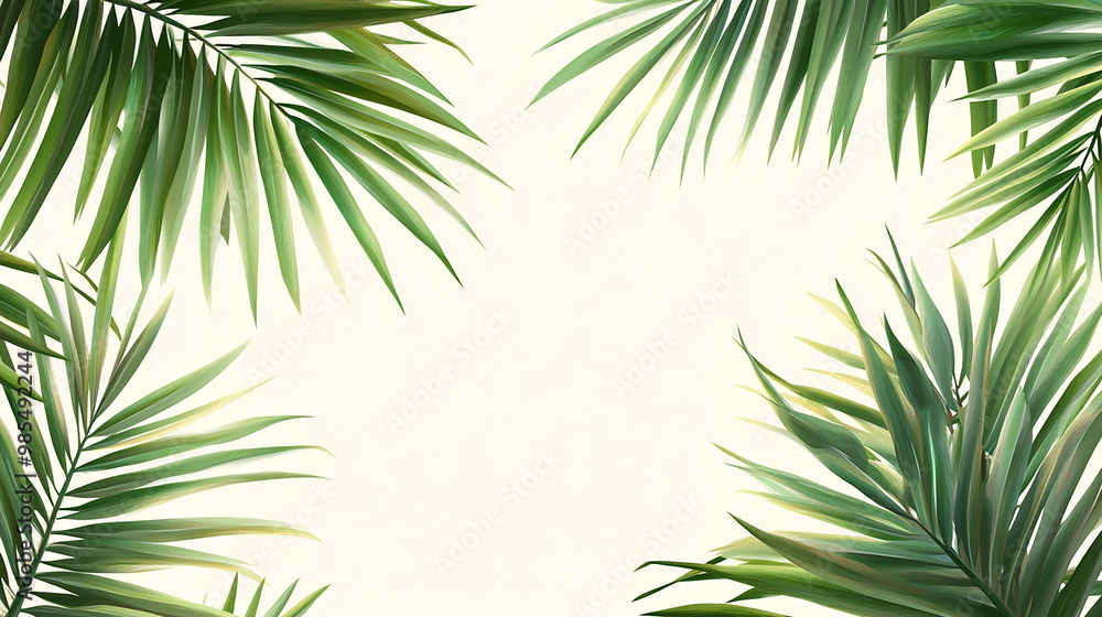 Palm branches Palm branches