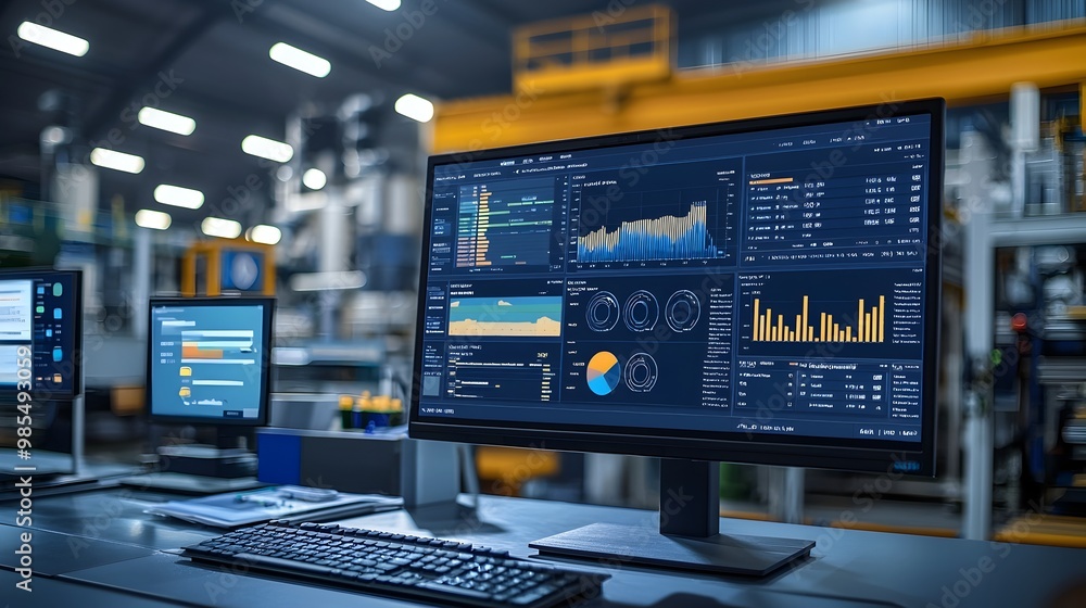Real-Time Digital Factory Dashboard Monitoring Control Metrics Real-Time Digital Factory Dashboard Monitoring Control Metrics