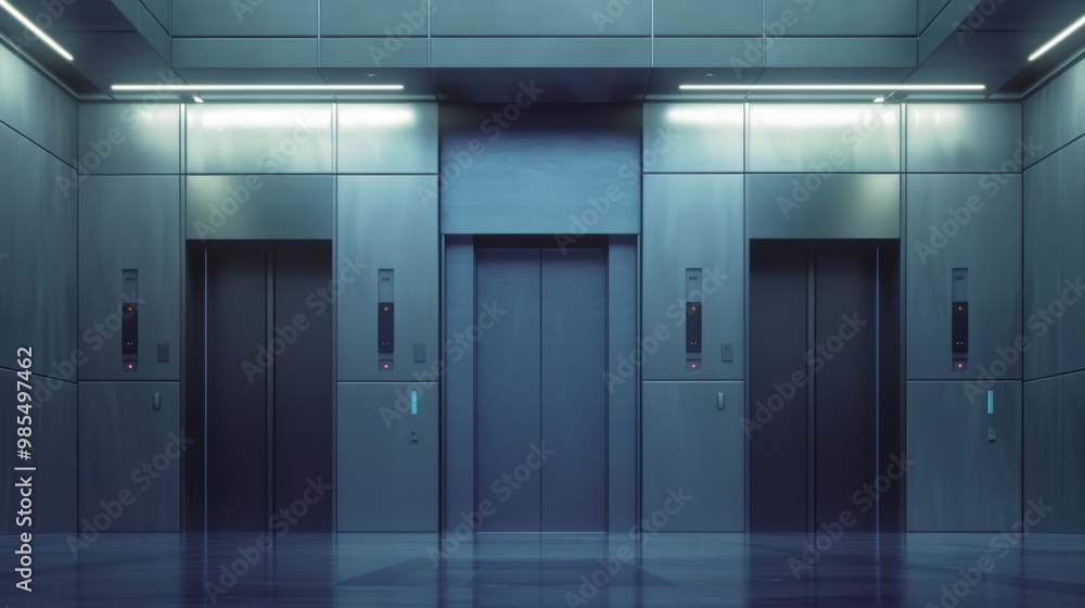 Minimalist 3D Design of Modern Elevators Minimalist 3D Design of Modern Elevators