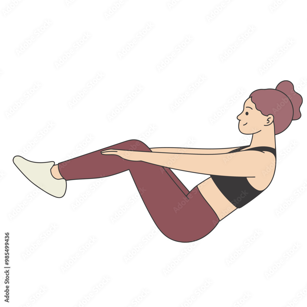 Woman workout