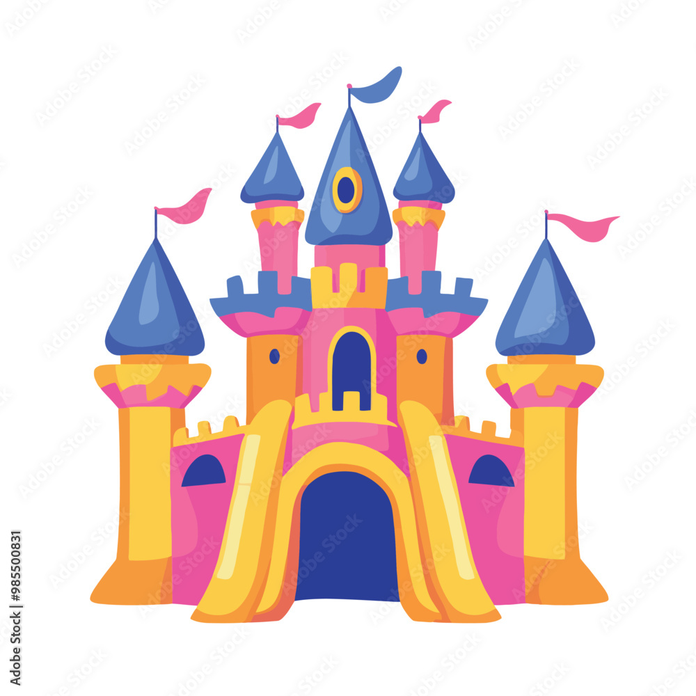 Inflatable playing castle Inflatable playing castle