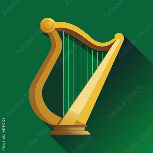 The grip is a curved harp