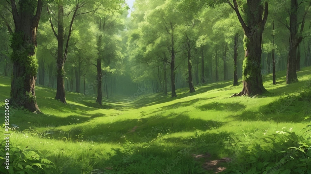 Fototapeta premium morning in the forest