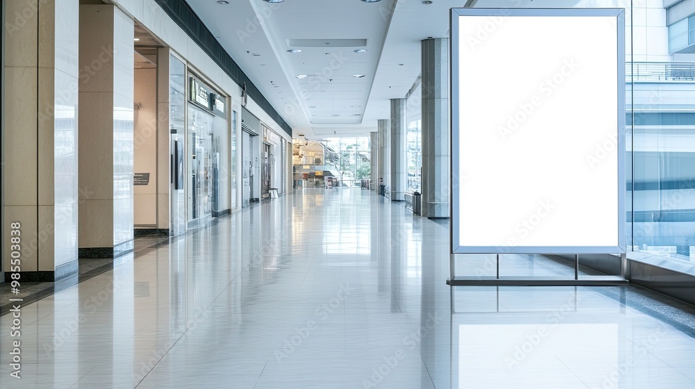 Public Shopping Centre Mall or Business Centre with Large Blank Advertisement Board Space, Empty Mockup Signboard for Sale and Offers Advertising Designs Public Shopping Centre Mall or Business Centre with Large Blank Advertisement Board Space, Empty Mockup Signboard for Sale and Offers Advertising Designs