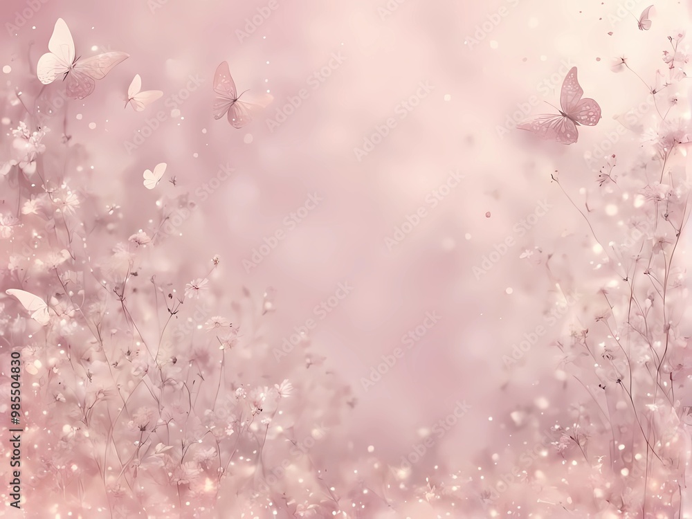 Fototapeta premium pink background with drops