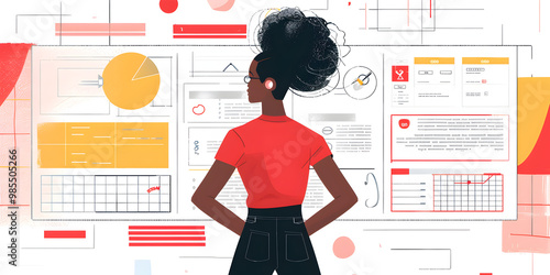 Creative Project Management Concept
