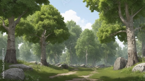 trees in the forest, new jungle sean 