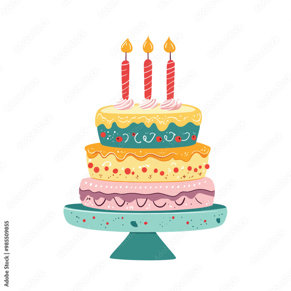 Wedding cake illustration Wedding cake illustration