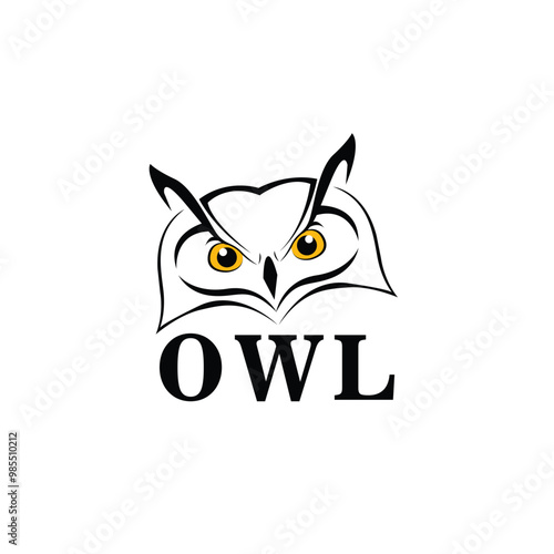 simple owl logo