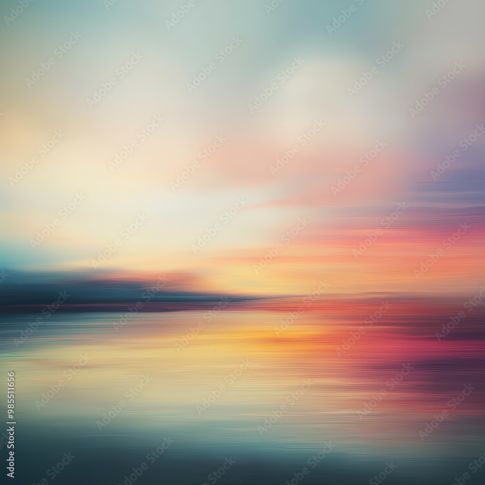 Fototapeta premium Dreamy sunset colors