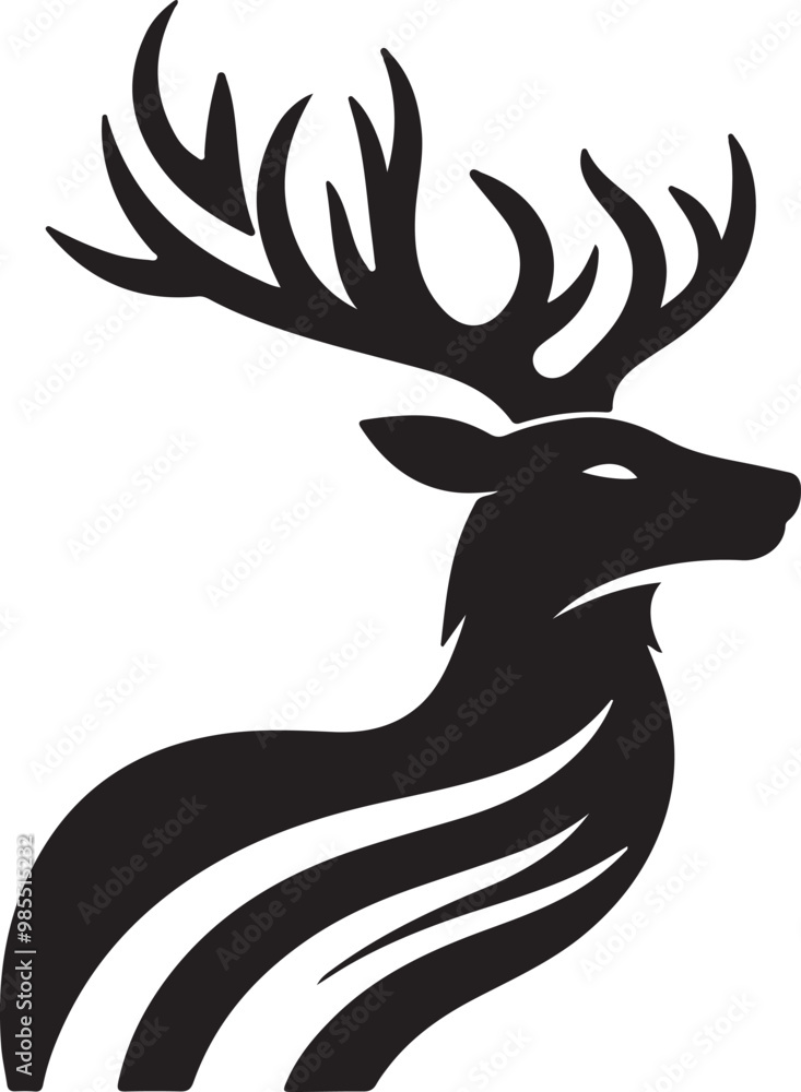 Naklejka premium Deer logo Design eps file