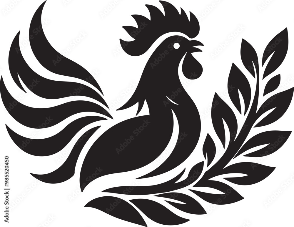 Chicken logo Design eps file