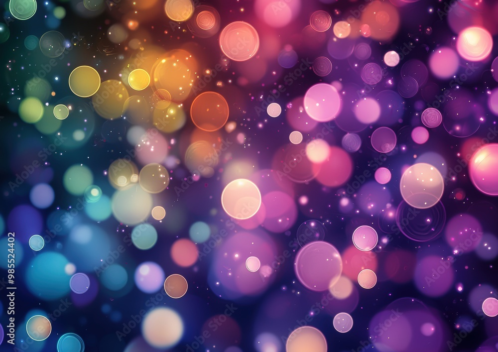 Abstract colorful bokeh background Abstract colorful bokeh background
