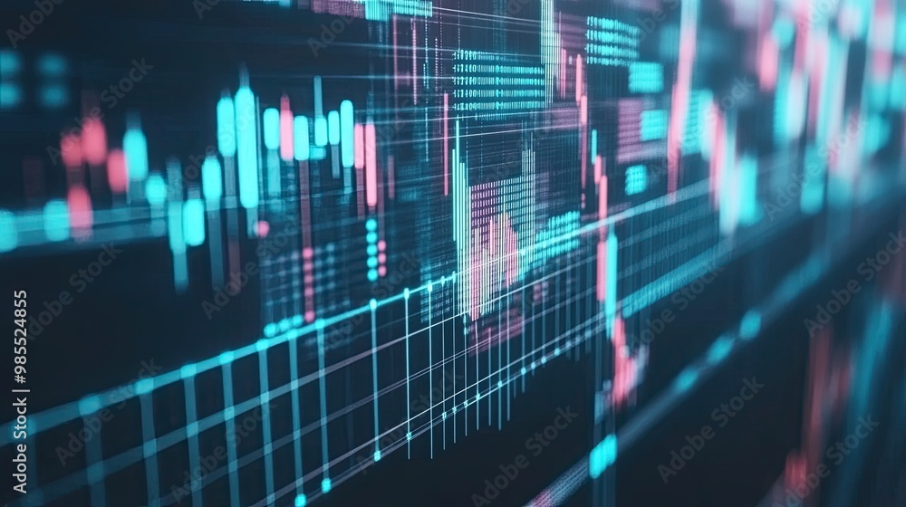 Stock Market Business Digital Financial Chart and Growth Graph: Financial Growth Visualized Through Digital Charts and Market Data Analysis. Stock Market Business Digital Financial Chart and Growth Graph: Financial Growth Visualized Through Digital Charts and Market Data Analysis.