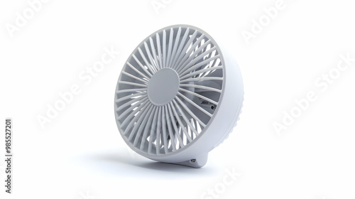 electric fan isolated on white backgroundc photo