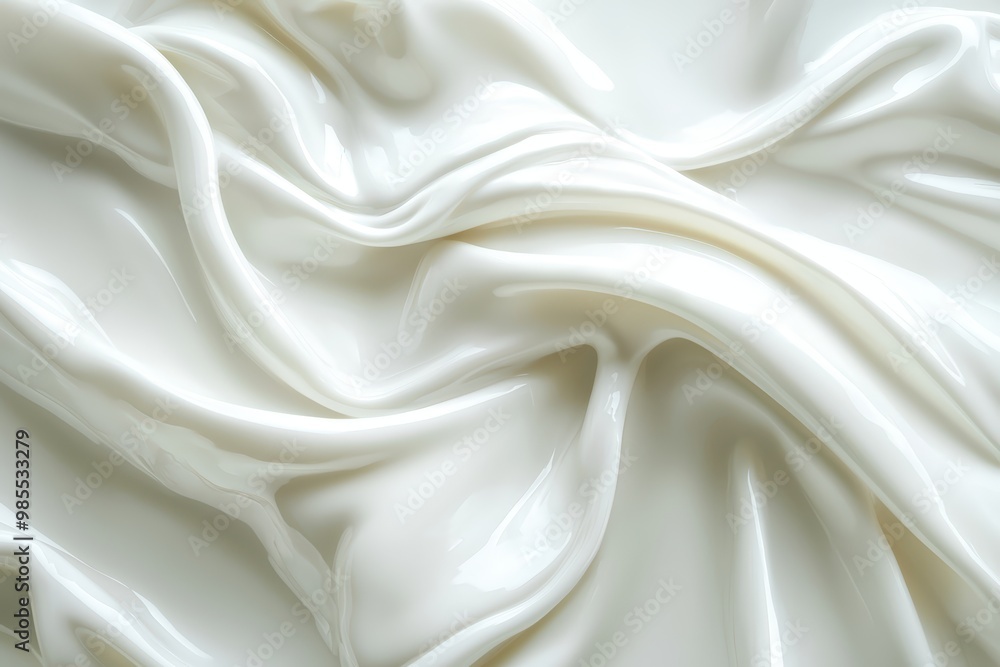 White cream swirls texture White cream swirls texture
