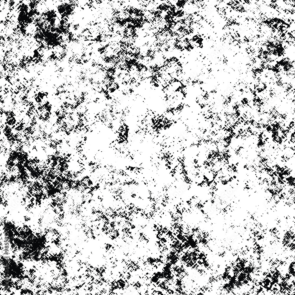 Fototapeta premium Seamless pattern, rough vector background, black and white 