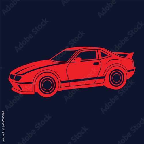 Sports Car design vector illustration