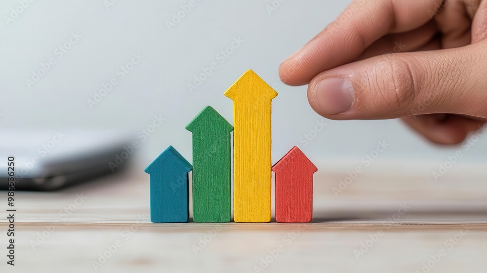 Businessperson pointing at a graph of rising customer numbers in an e-commerce platform during a meeting, symbolizing growth and strategy Rising customer graph, E-commerce strategy Businessperson pointing at a graph of rising customer numbers in an e-commerce platform during a meeting, symbolizing growth and strategy Rising customer graph, E-commerce strategy