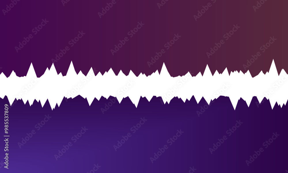 Fototapeta premium ripped paper with gradient background. instrumen design vector. purple wallpaper. grunge poster and background creased crumpled paper. social media post banner template. post story background 