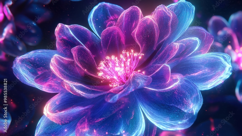 Flower neon light kaleidoscopic Coastal Flower neon light kaleidoscopic Coastal