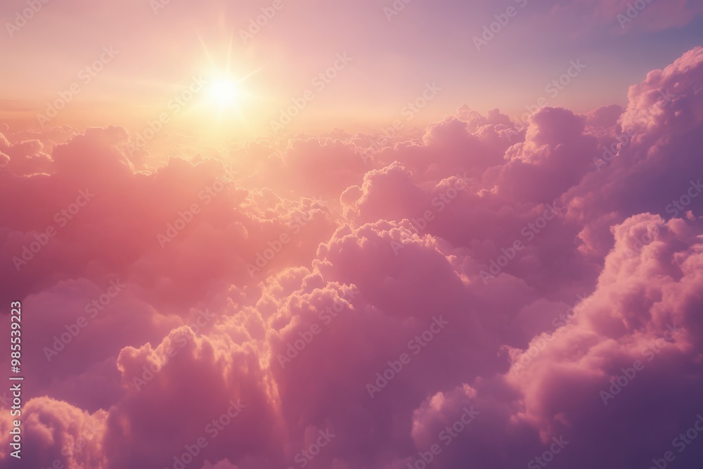 The sun shines through the clouds The sun shines through the clouds