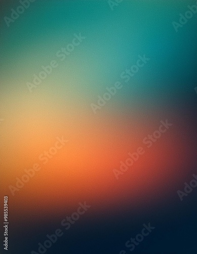 Create a dynamic and eye-catching atmosphere with this teal to orange horizontal gradient background, featuring a smooth transition and a minimalist design