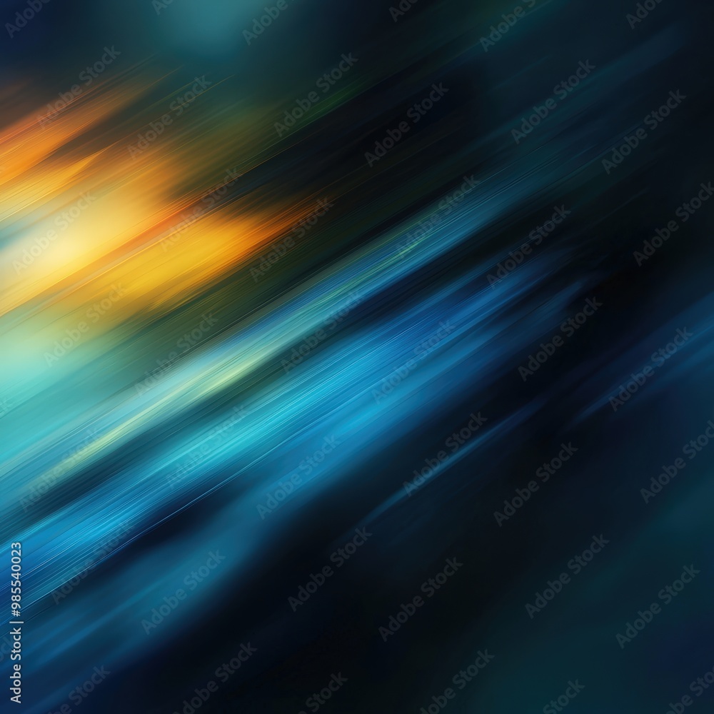 Abstract blue and orange motion blur Abstract blue and orange motion blur