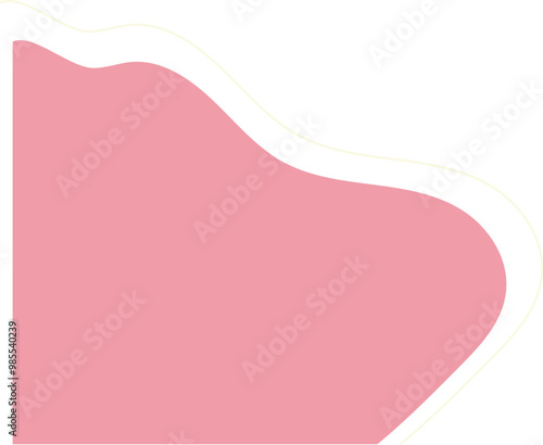 abstract pink border