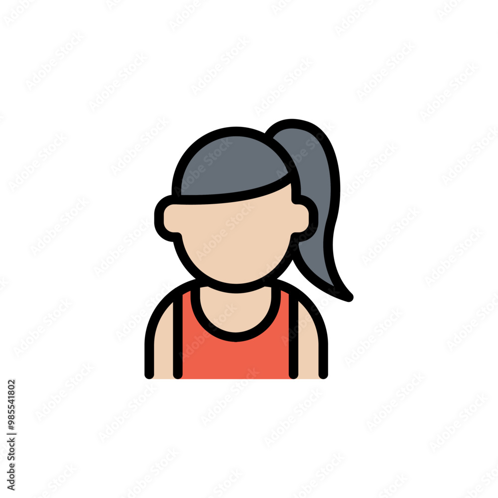 Sportswoman icon Sportswoman icon