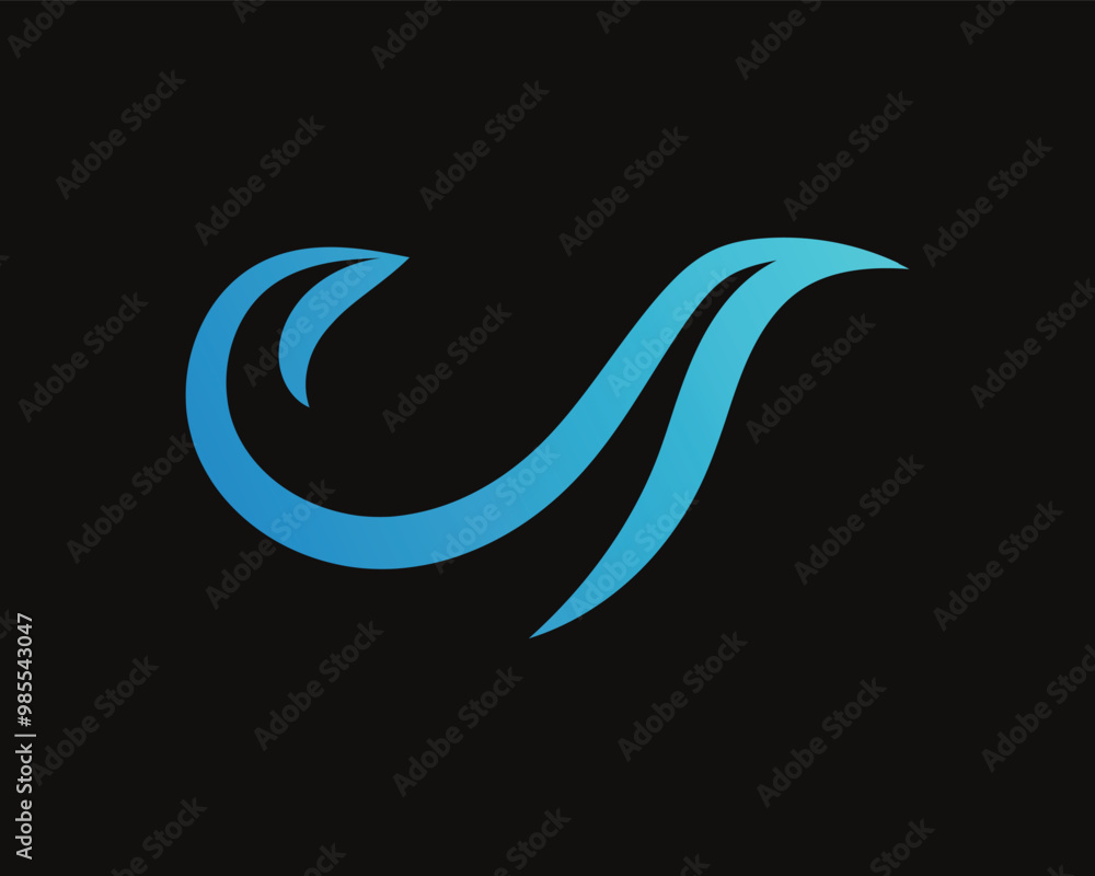 Abstract wave logo creative design. modern wave vector template Abstract wave logo creative design. modern wave vector template