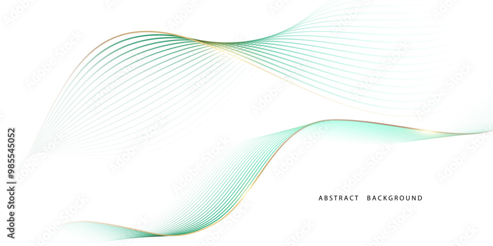 Fototapeta premium Abstract green background, modern Vector design